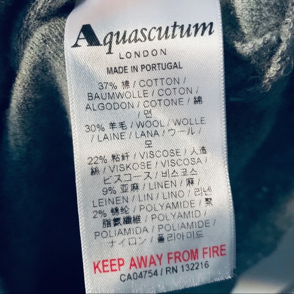Aquascutum London Logo Sweater Crew Neck - Picture 4 of 4